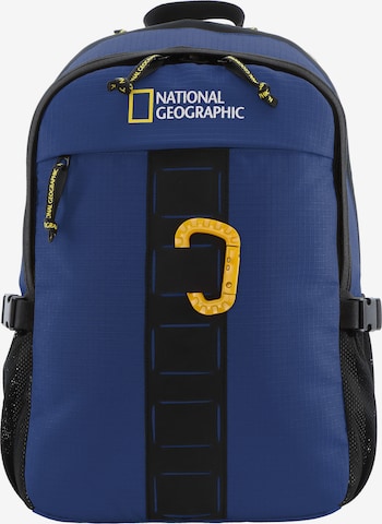 National Geographic Backpack 'EXPLORER III' in Blue: front