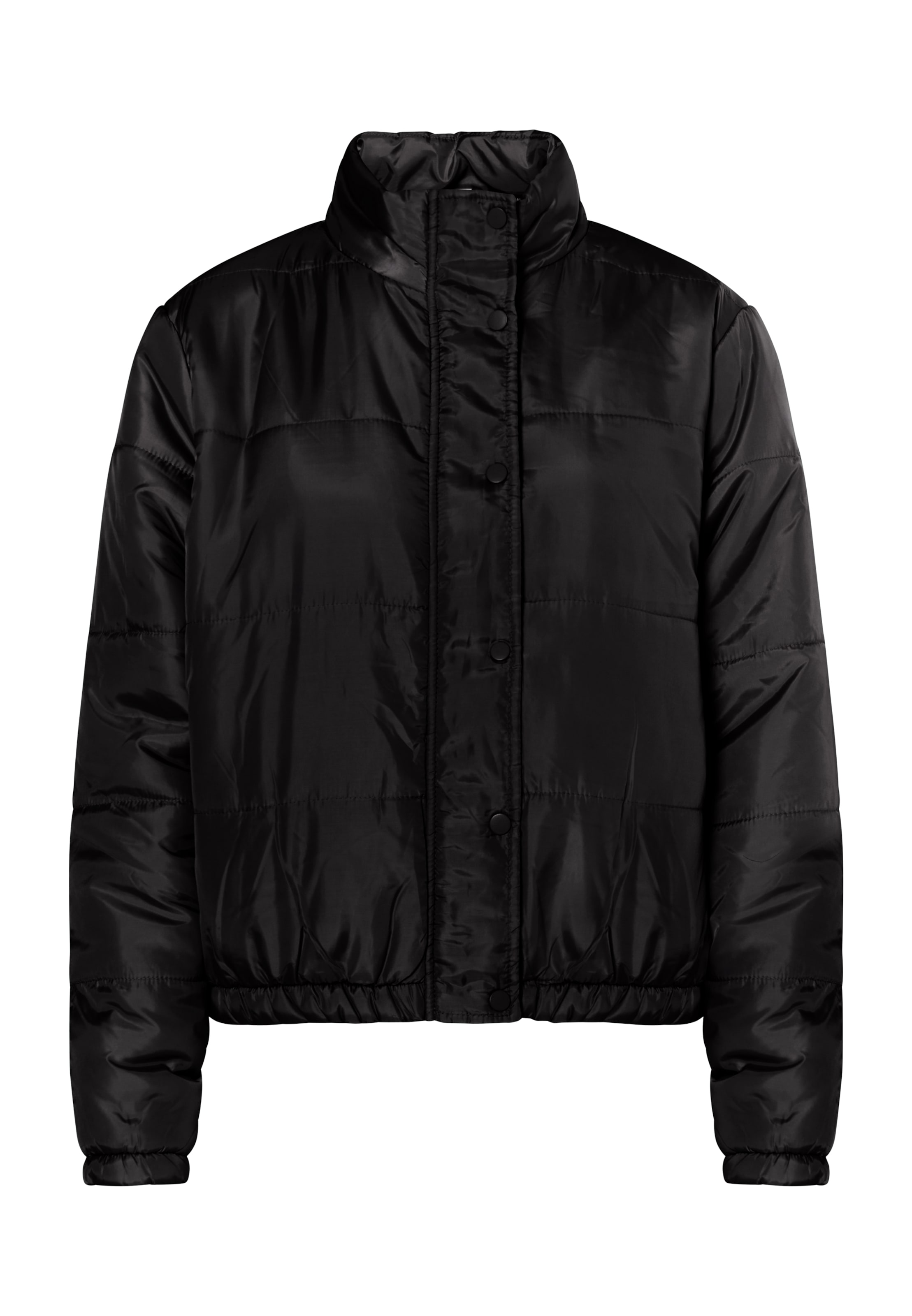 swirly Übergangsjacke in Schwarz: Vorderseite