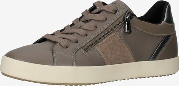 Sneaker bassa di GEOX in marrone: frontale