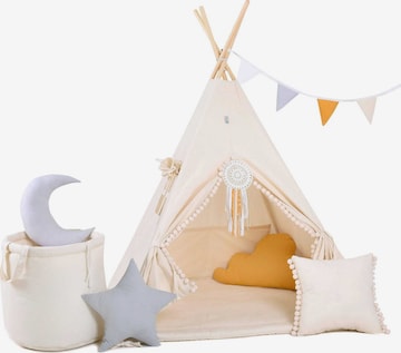 Sówka Design Zelt in Beige: Vorderseite