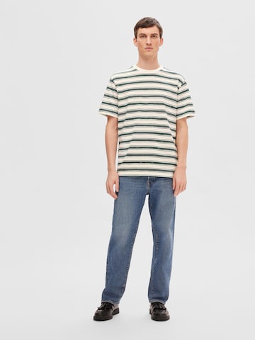 SELECTED HOMME T-Shirt in Grün