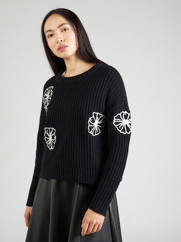 Pull-over 'VMLaura' VERO MODA en noir : devant
