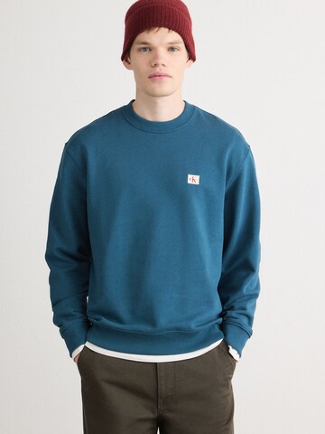 Calvin Klein Jeans Свитшот в Синий: спереди