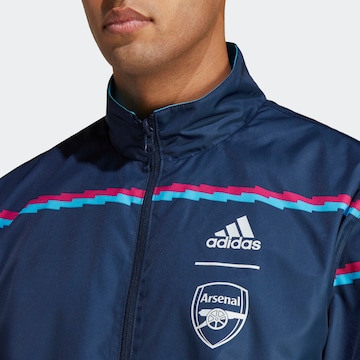 ADIDAS SPORTSWEAR Athletic Jacket 'FC Arsenal Anthem' in Blue
