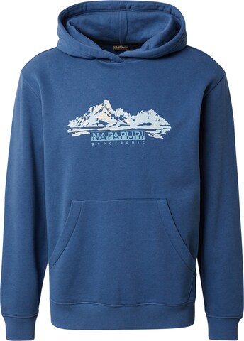NAPAPIJRI Sweatshirt 'BACKCOUNTRY' in Blue: front