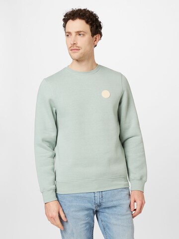 BLEND Sweatshirt in Grün: predná strana