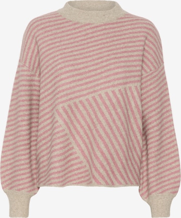 Pull-over 'Verana' Kaffe en rose : devant