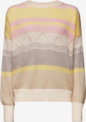 Pull-over ESPRIT en beige : devant