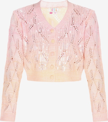 IZIAKardigan 'Fashion Look' - roza boja: prednji dio