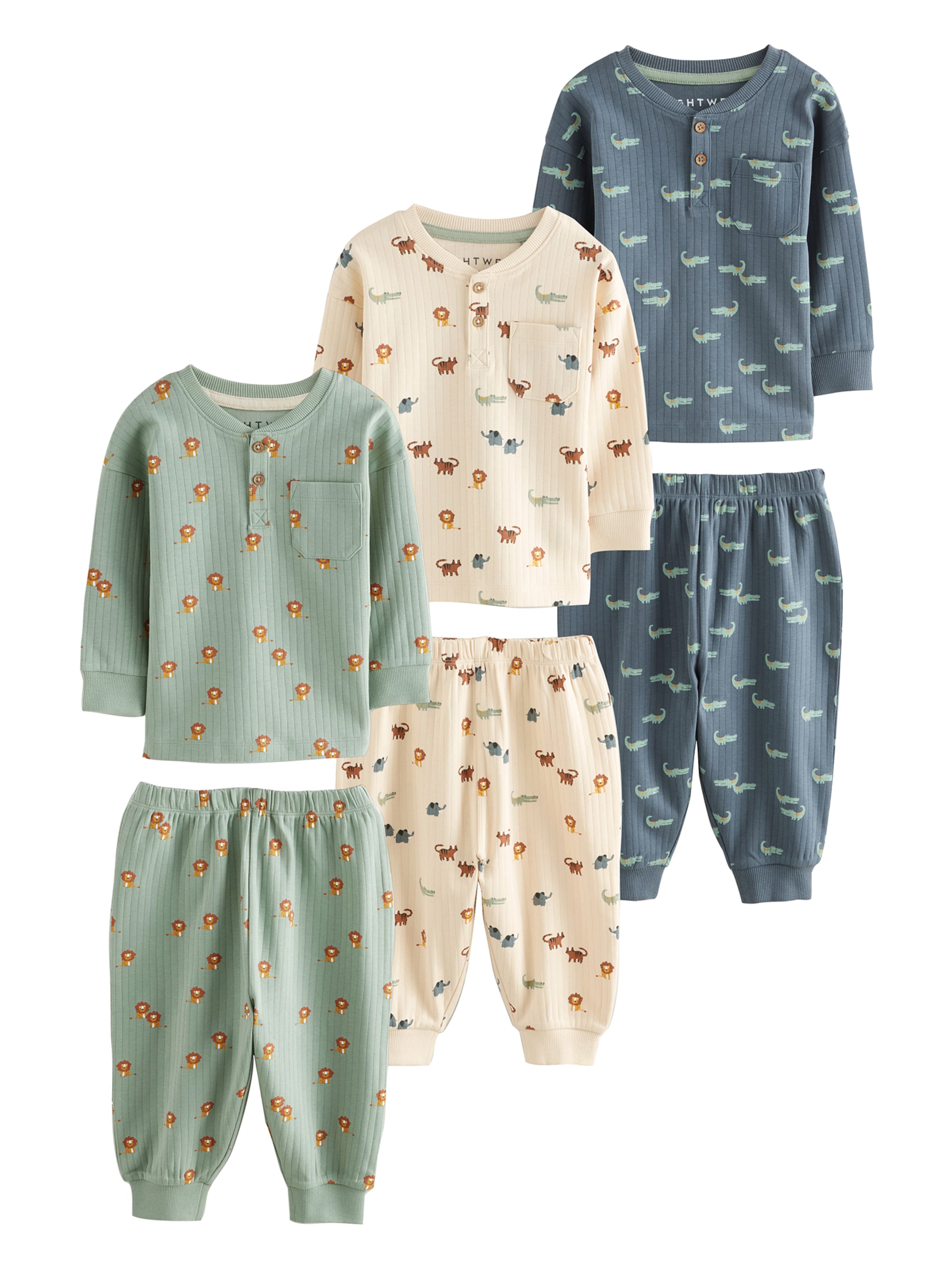 Next Pižama | bež barva: sprednja stran