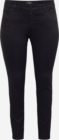 Slimfit Jeans 'Rudy' di Vero Moda Curve in nero: frontale
