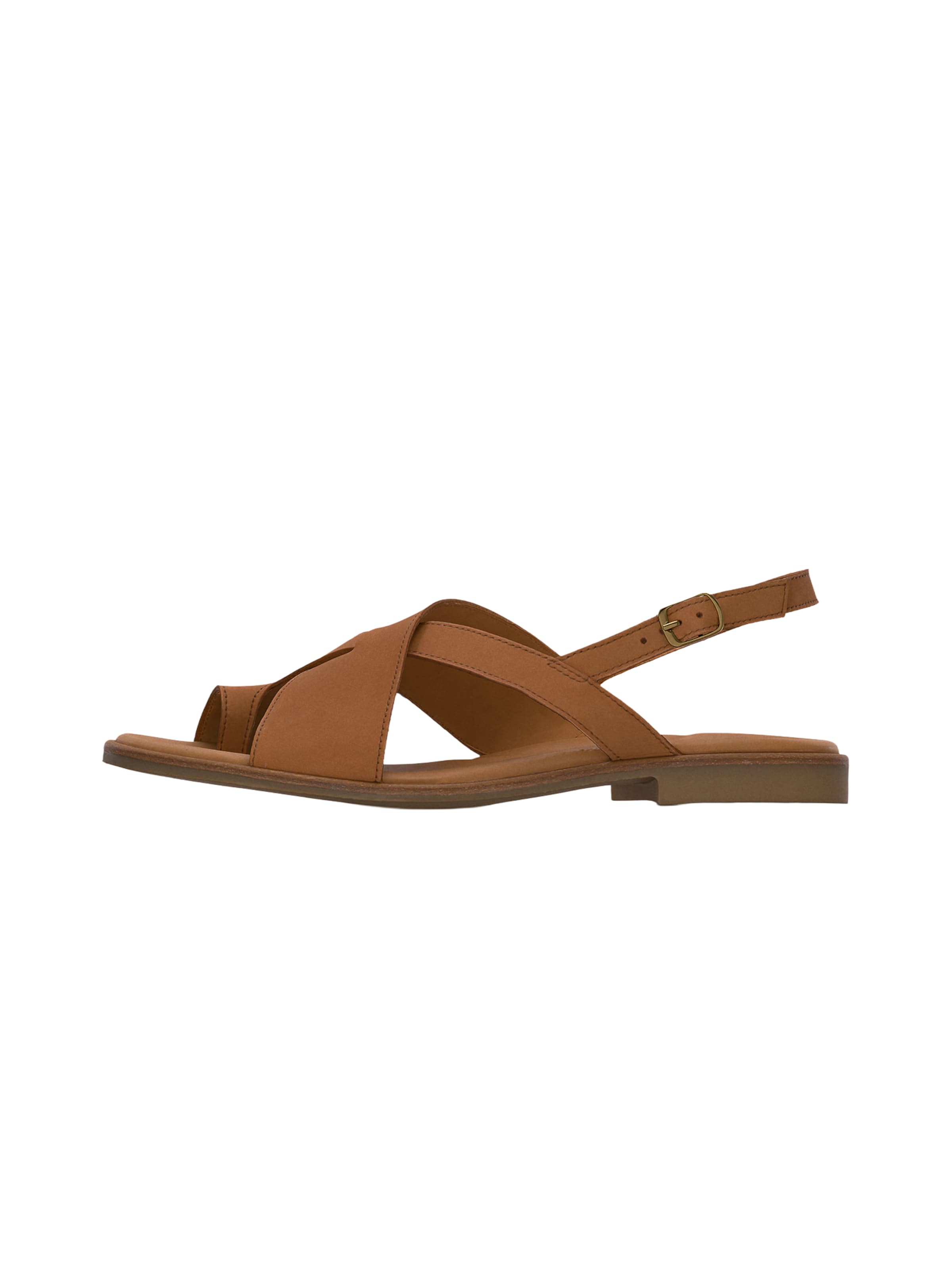 Paul Green Sandale in Braun: Vorderseite