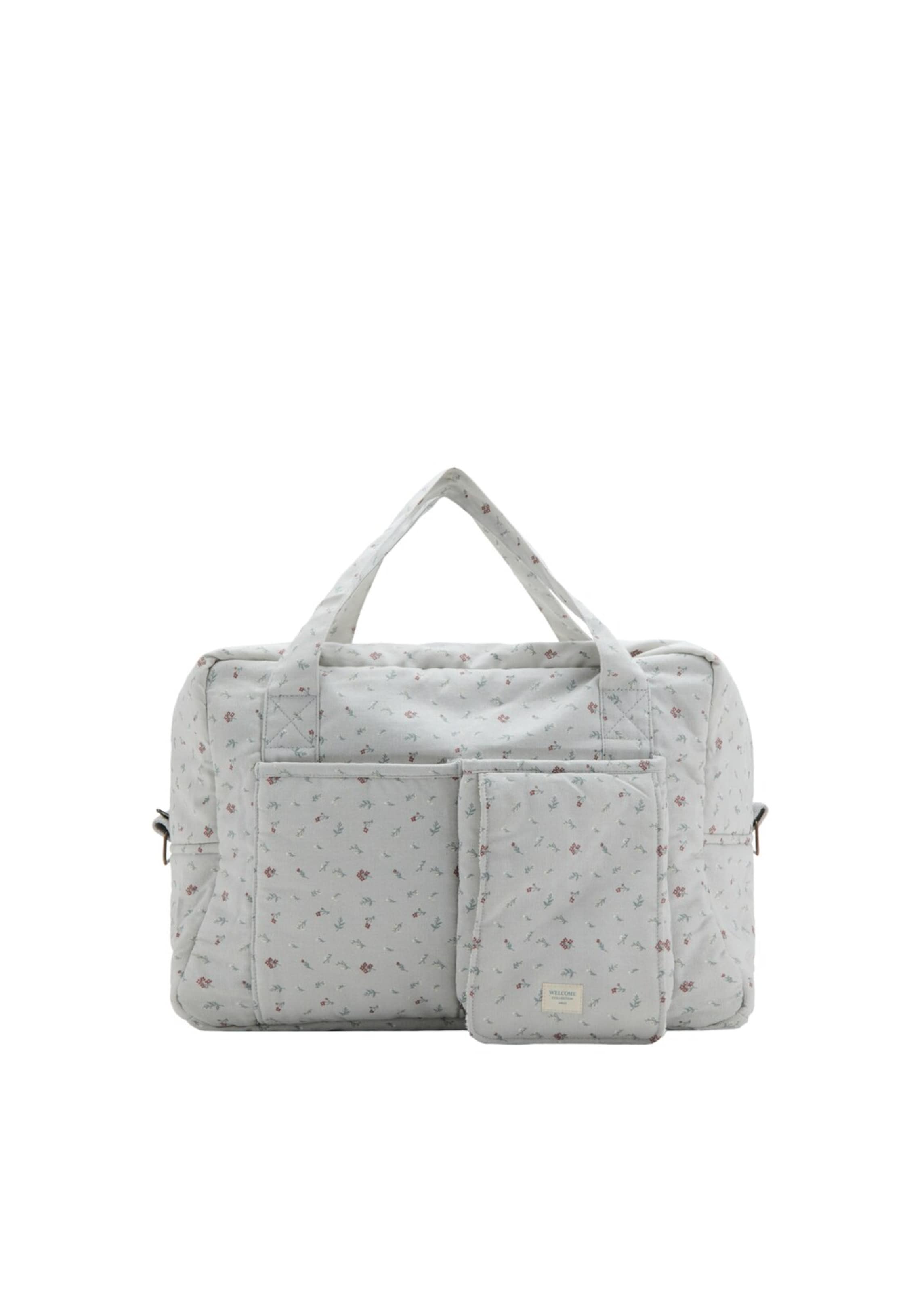 MANGO KIDS Diaper Bags 'Calab' in Grey: front