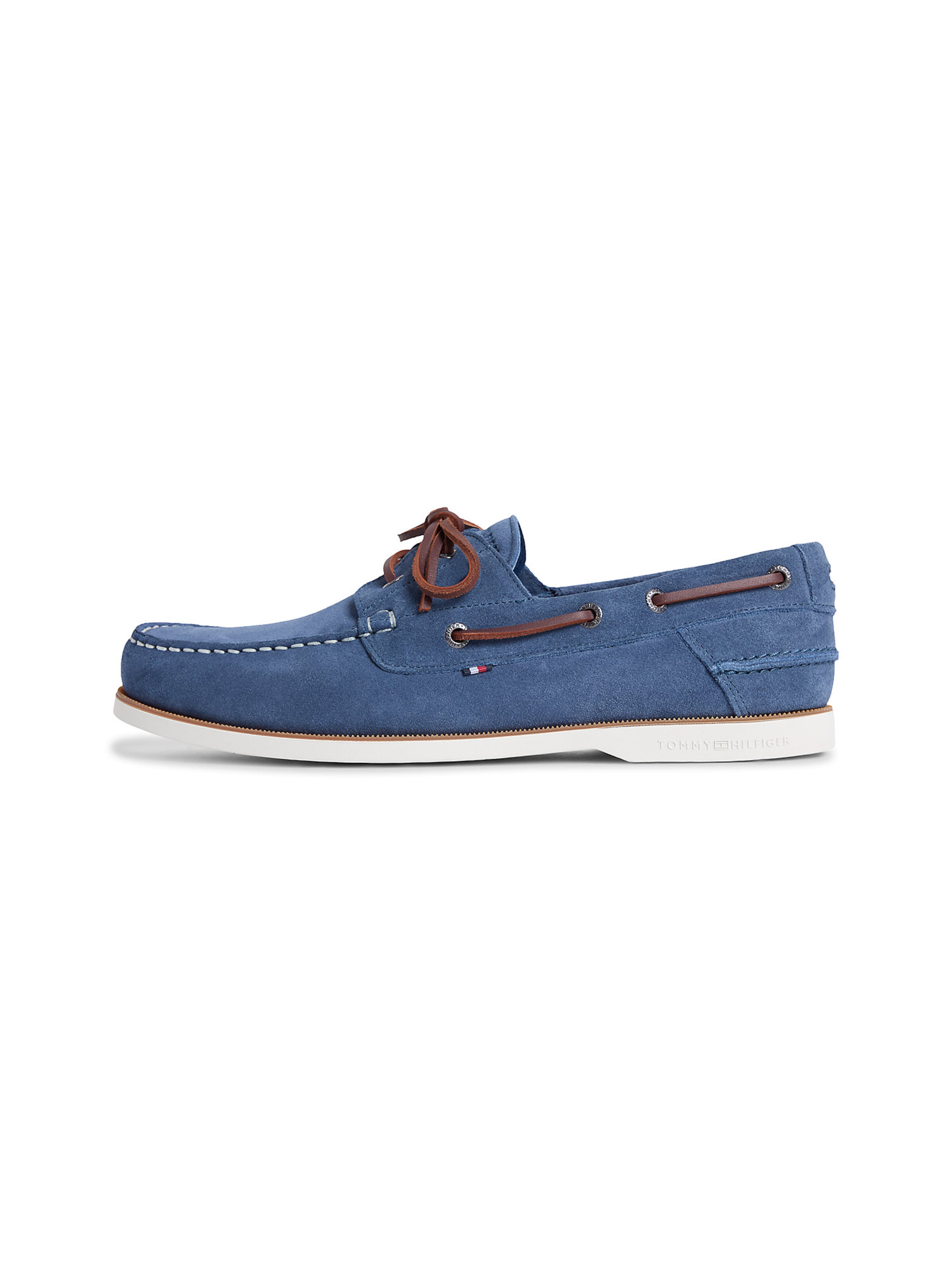 Mocassin TOMMY HILFIGER en bleu : devant