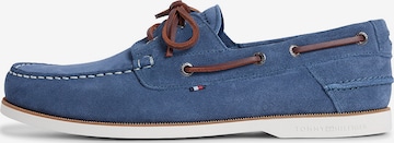 Mocassin TOMMY HILFIGER en bleu : devant