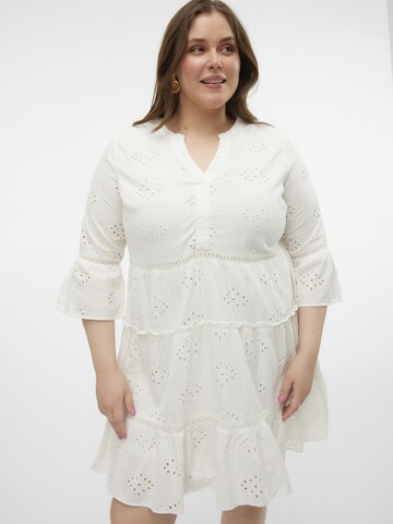 Vero Moda Curve Jurk 'DICTHE' in Wit