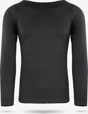 T-Shirt fonctionnel 'Ivvavik' normani en noir : devant