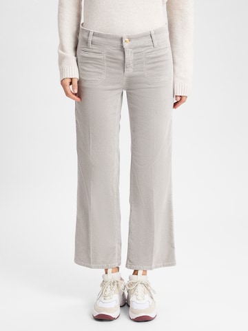 Cambio Regular Trousers ' Tess ' in Grey: front