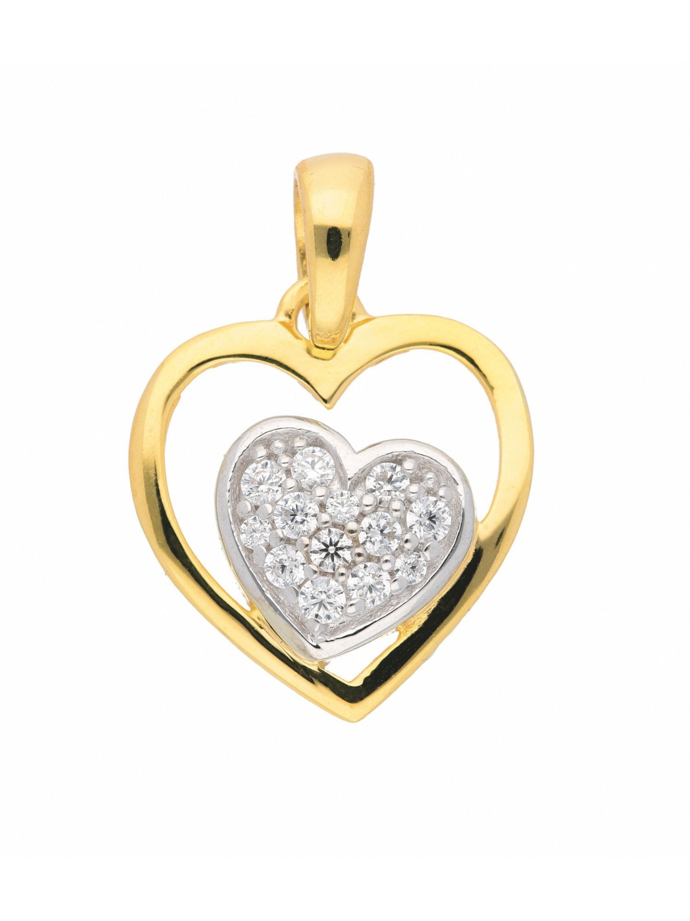 Adelia´s Pendant in Gold: front