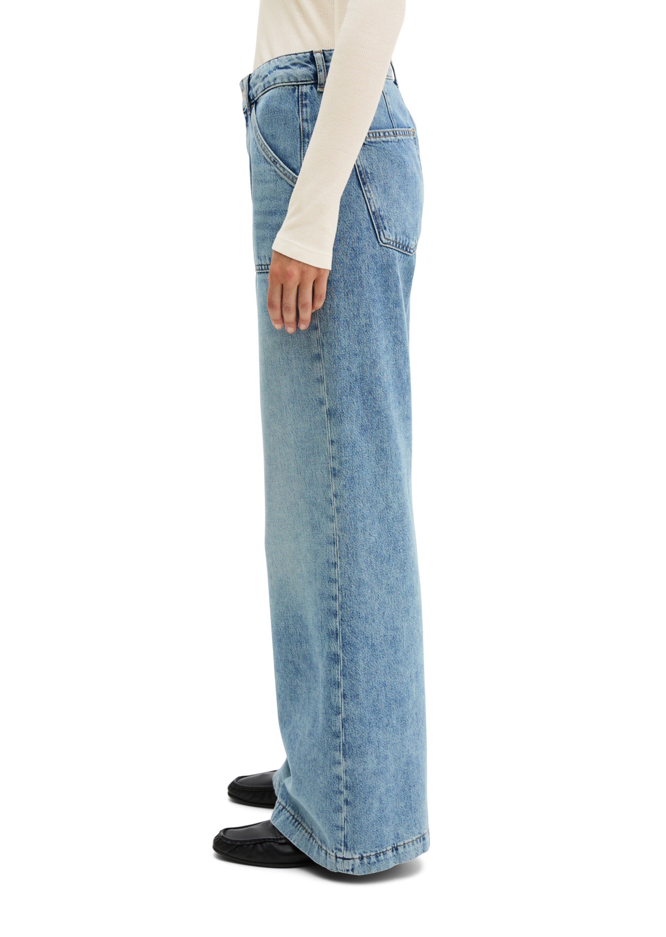 Marc O'Polo Flared Jeans 'Caya' in Blauw