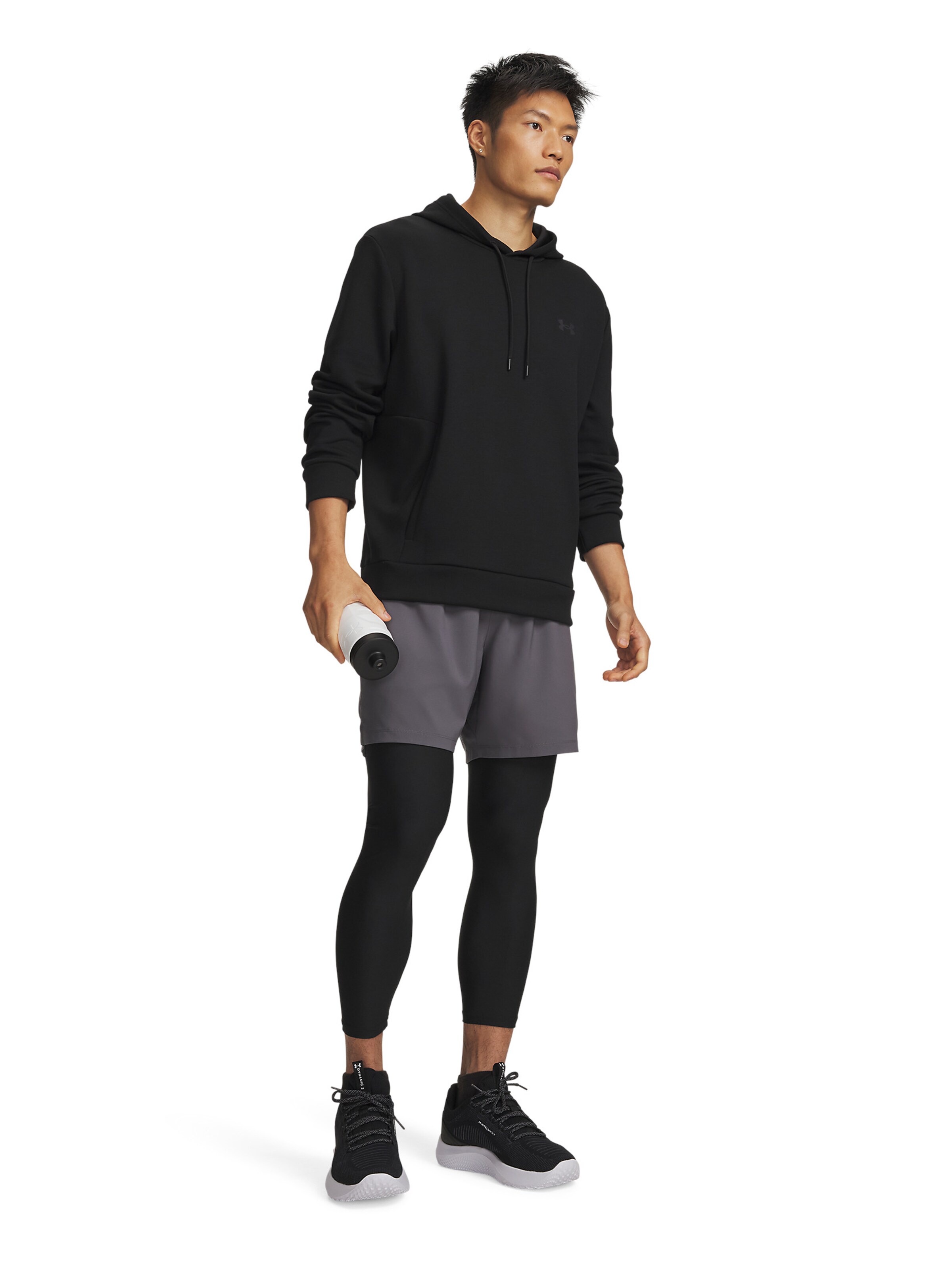 UNDER ARMOUR Regular Workout Pants 'Vanish' in Grey