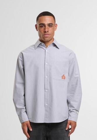Comfort fit Camicia 'Yankees' di Another Cotton Lab in grigio
