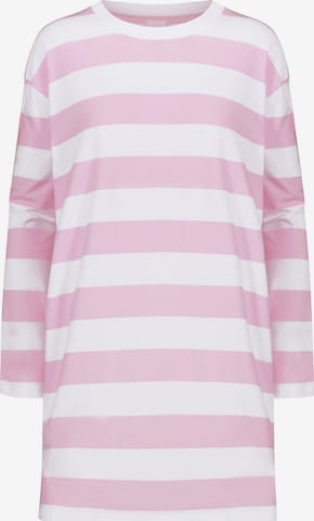 Mey Nachthemd 'Streaked Lines' in Pink: Vorderseite