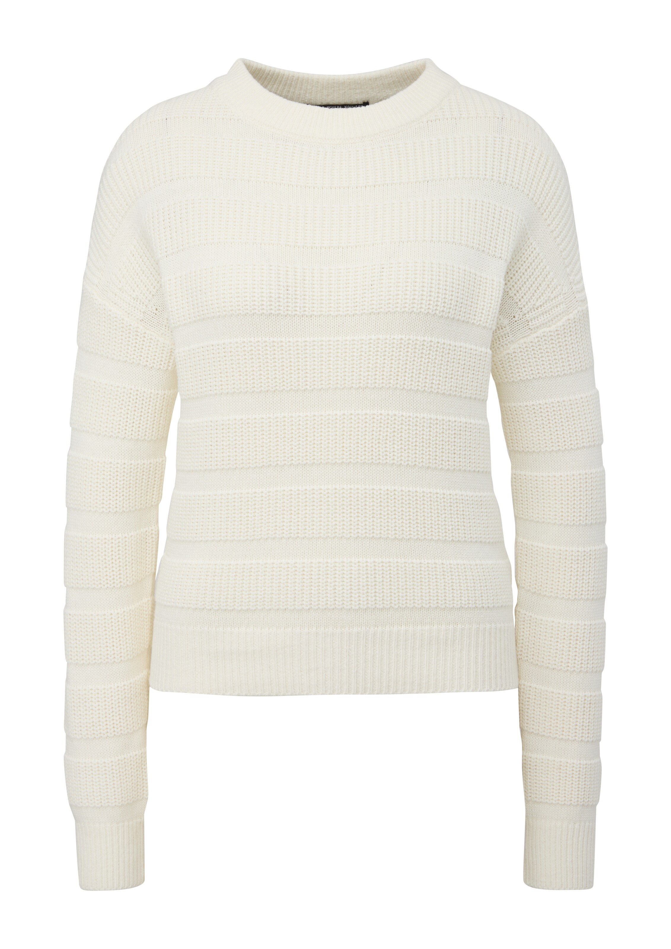 QS Trui in Beige: voorkant