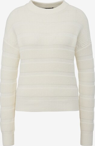 Pull-over QS en beige : devant