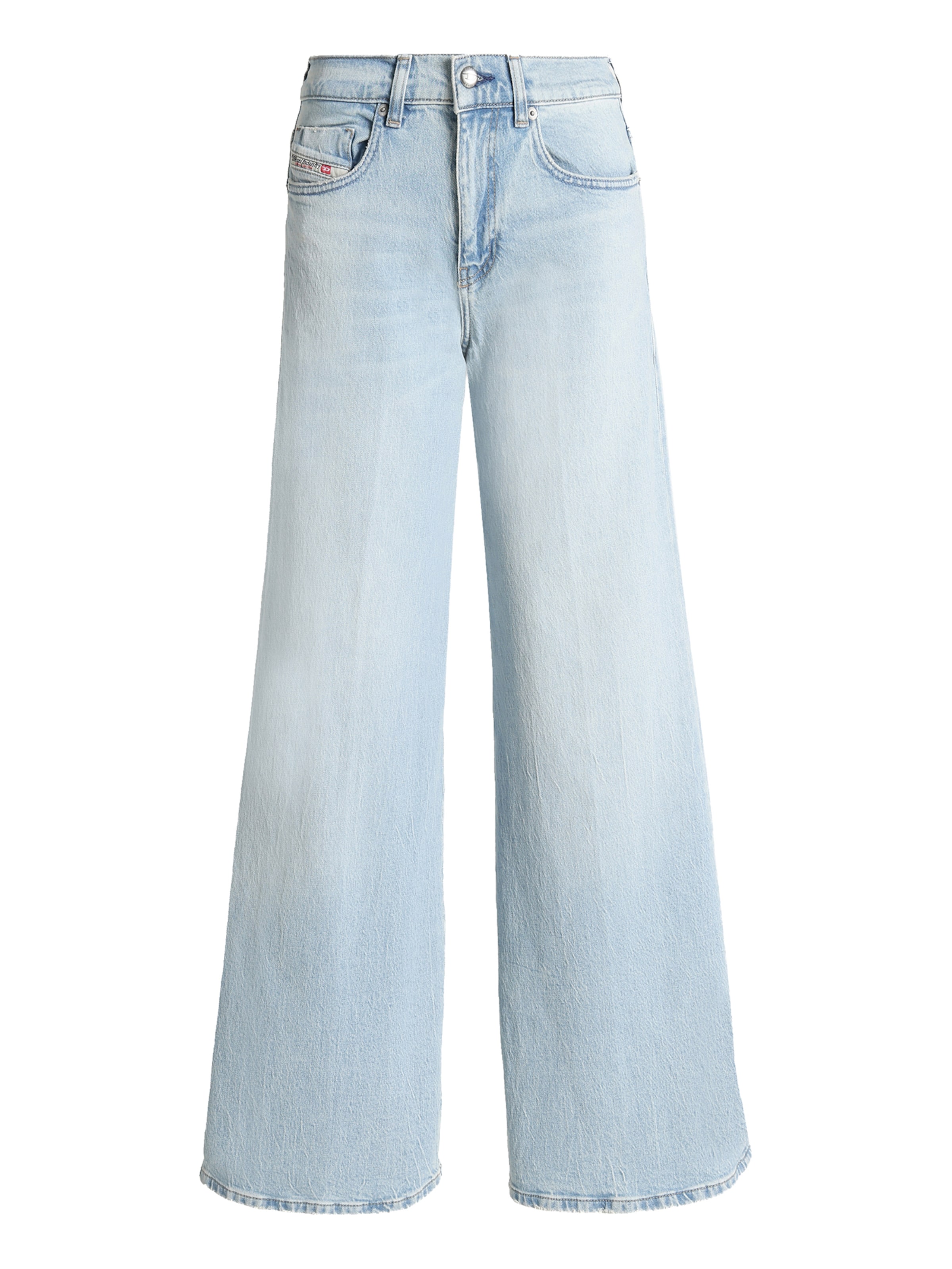DIESEL Wide leg Jeans '1978 D-AKEMI' in Blue: front