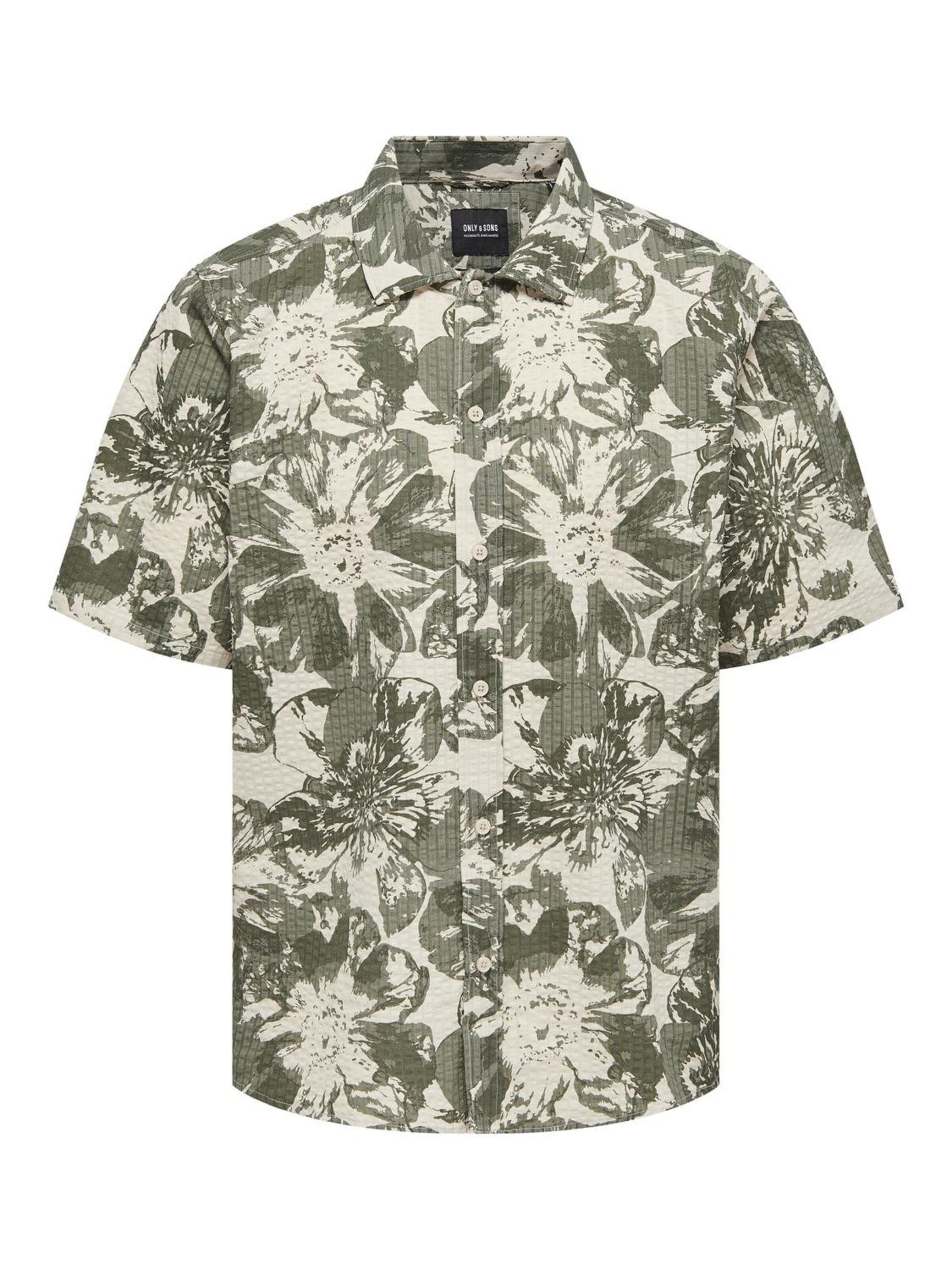 Only & Sons Comfort Fit Skjorte i grå: forside