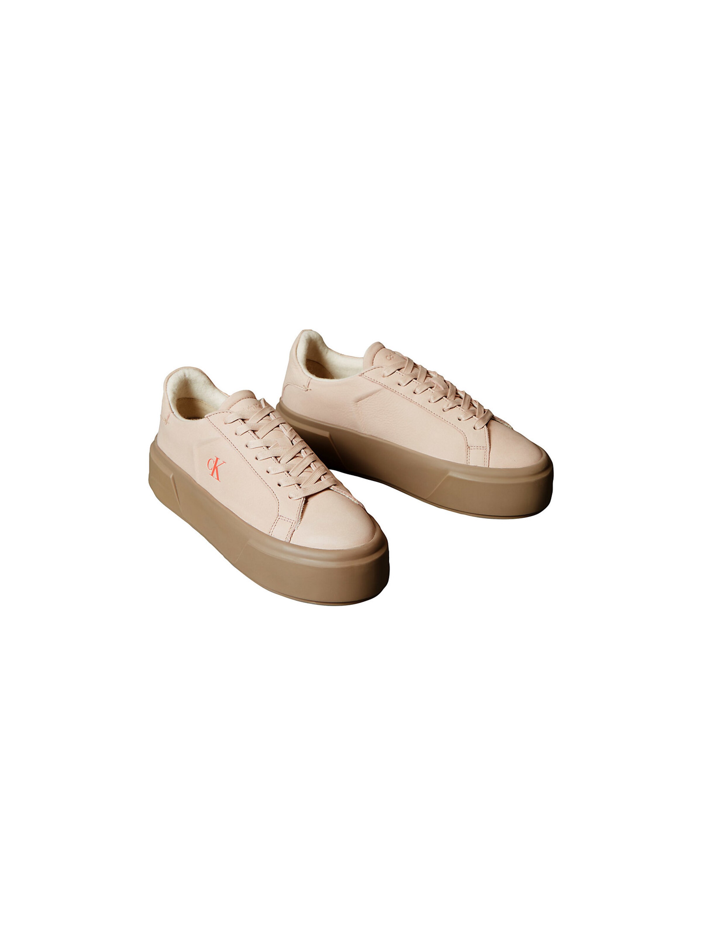Calvin Klein Platform trainers in Beige