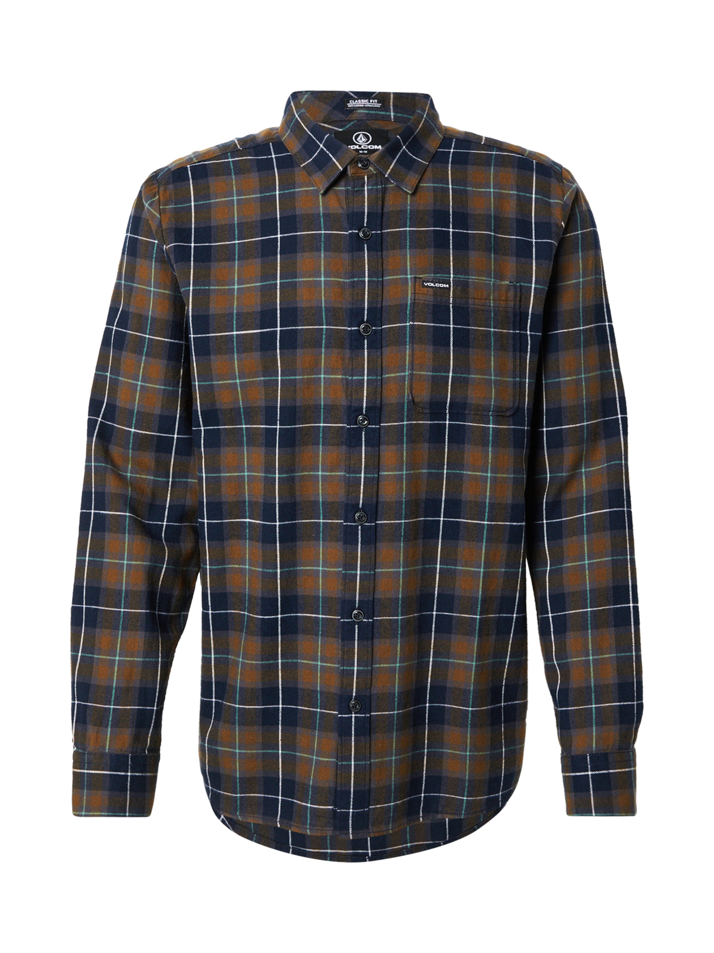 Volcom Regular fit Πουκάμισο 'CADEN' σε μπλε: μπροστά