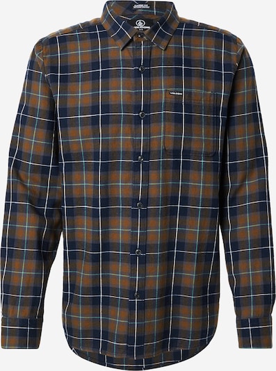 Volcom Košulja 'CADEN' u mornarsko plava / smeđa / bijela, Pregled proizvoda