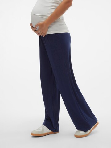 MAMALICIOUS Regular Broek 'Alison' in Blauw: voorkant