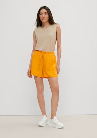 comma casual identity Loose fit Trousers in Yellow