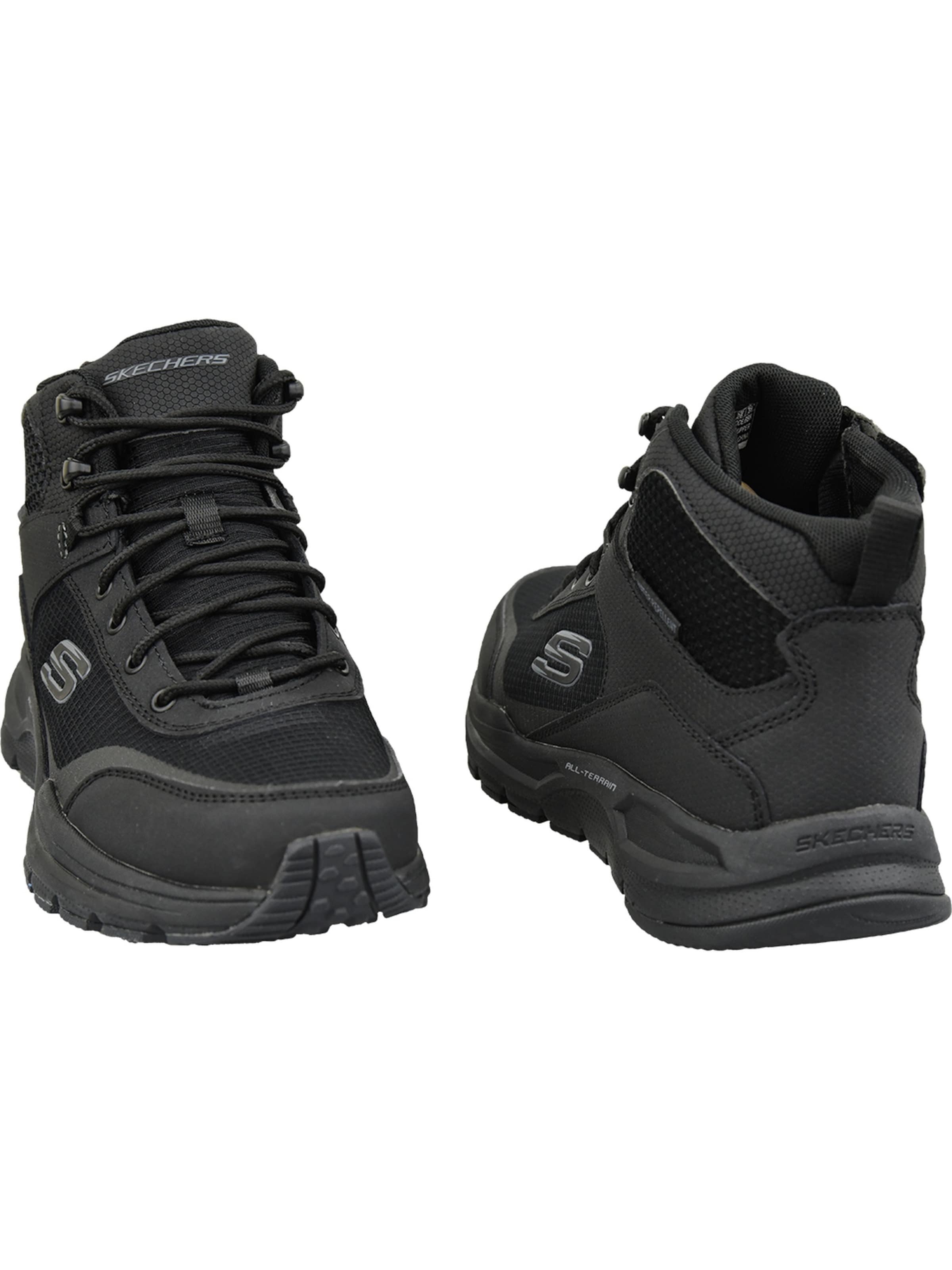 SKECHERS Veterboots 'Skechers Escape Plan 2.0 - Woodrock' in Zwart
