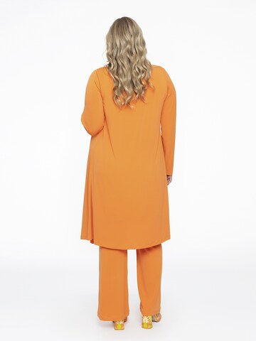Yoek Gebreid vest 'Dolce' in Oranje