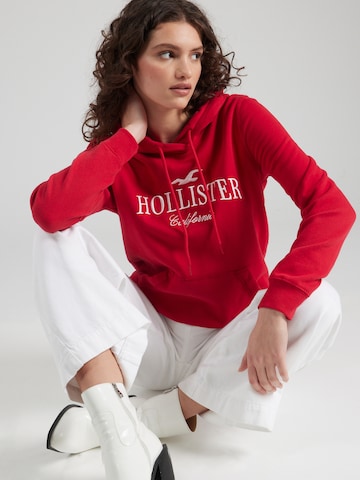 HOLLISTER Collegepaita värissä punainen: etupuoli