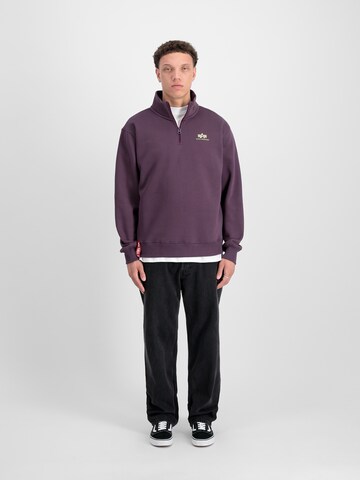 ALPHA INDUSTRIES Sweatshirt in Purple