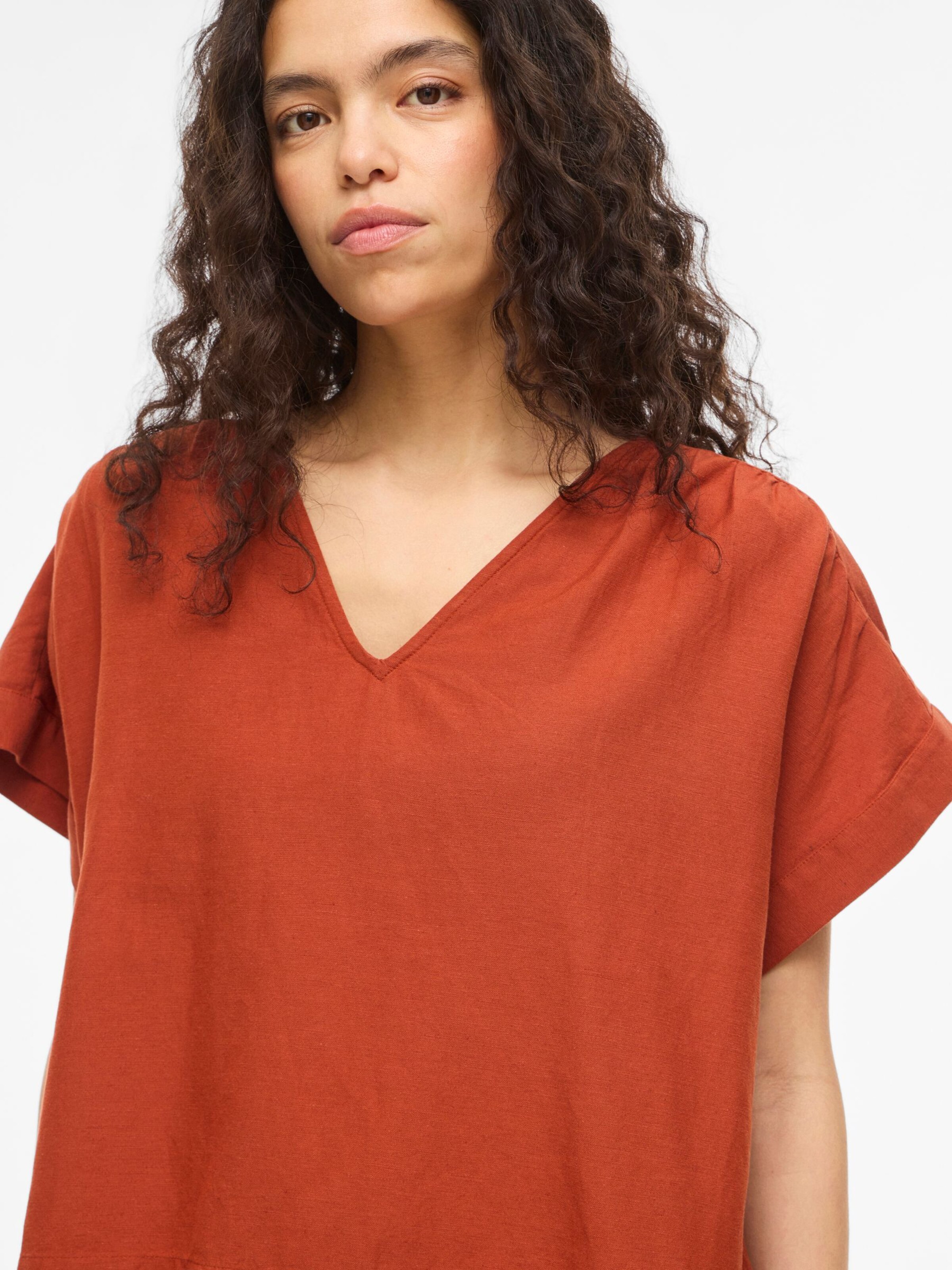 VILA Shirt 'VIPRISILLA' in Oranje