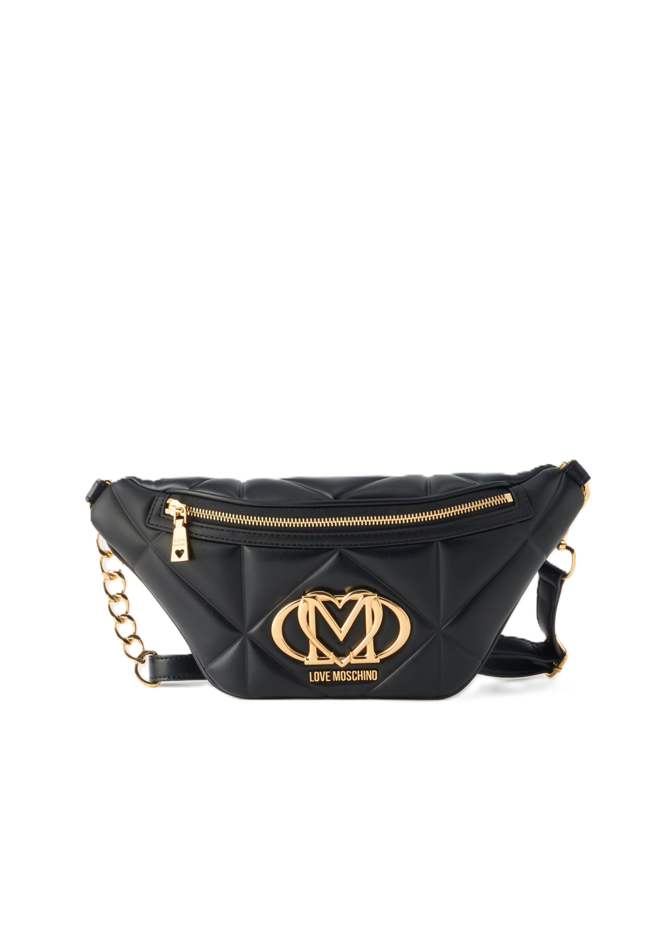 Love Moschino - Bolso de hombro en negro: frente