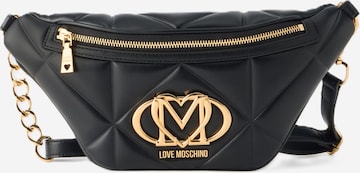 Love Moschino - Bolso de hombro en negro: frente