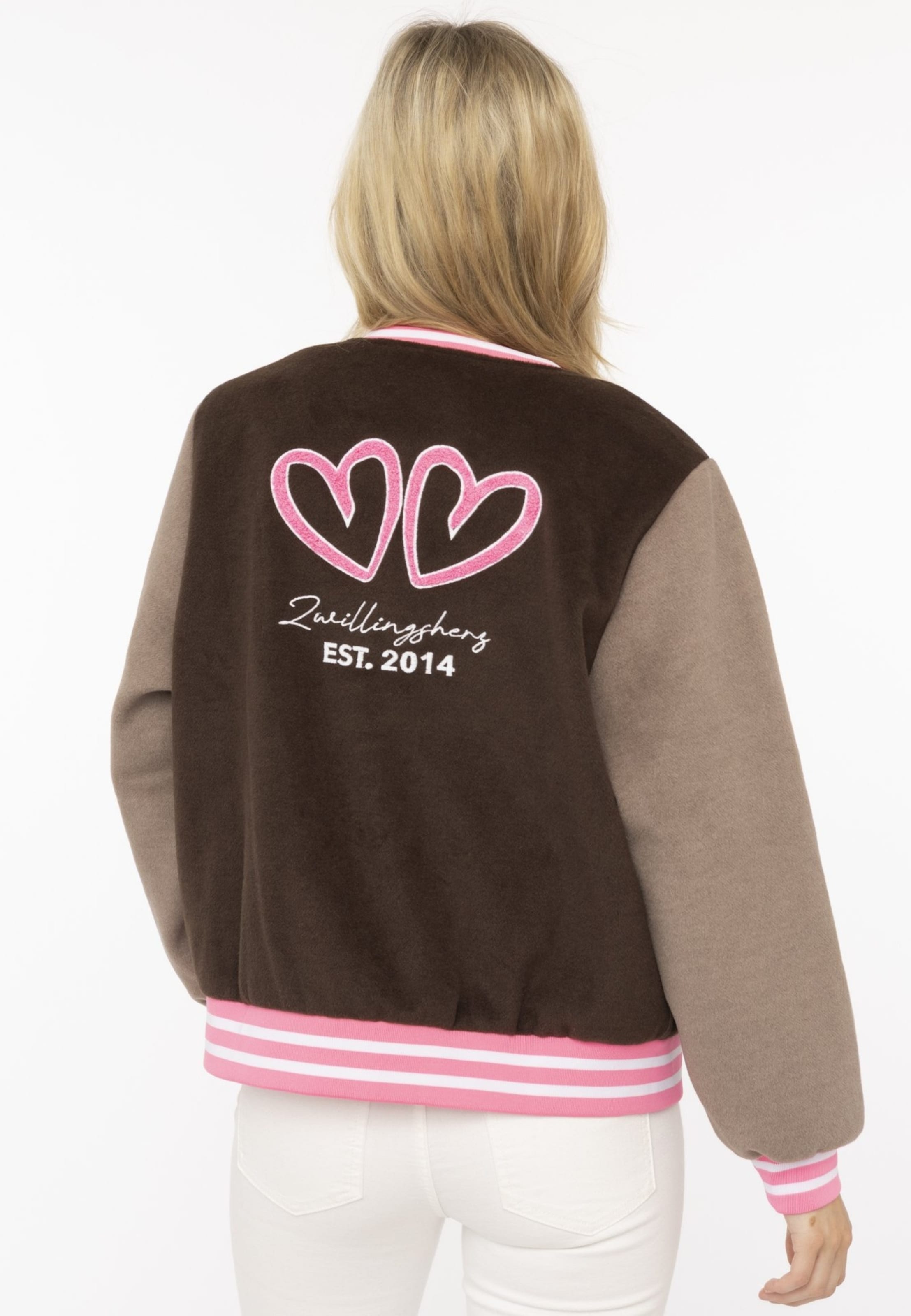 Veste de sport Zwillingsherz en marron