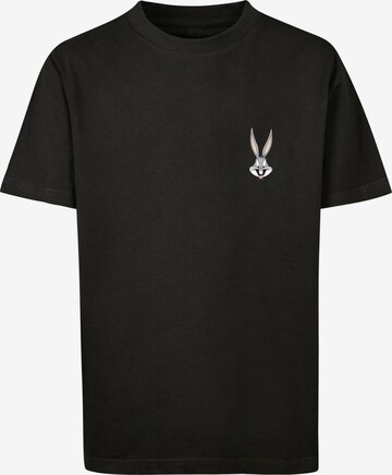 F4NT4STIC T-Shirt 'Looney Tunes Bugs Bunny' in Schwarz: predná strana