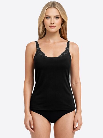 Haasis Bodywear Undershirt in Black: front