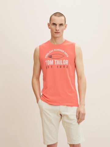 TOM TAILOR - Camiseta en naranja: frente