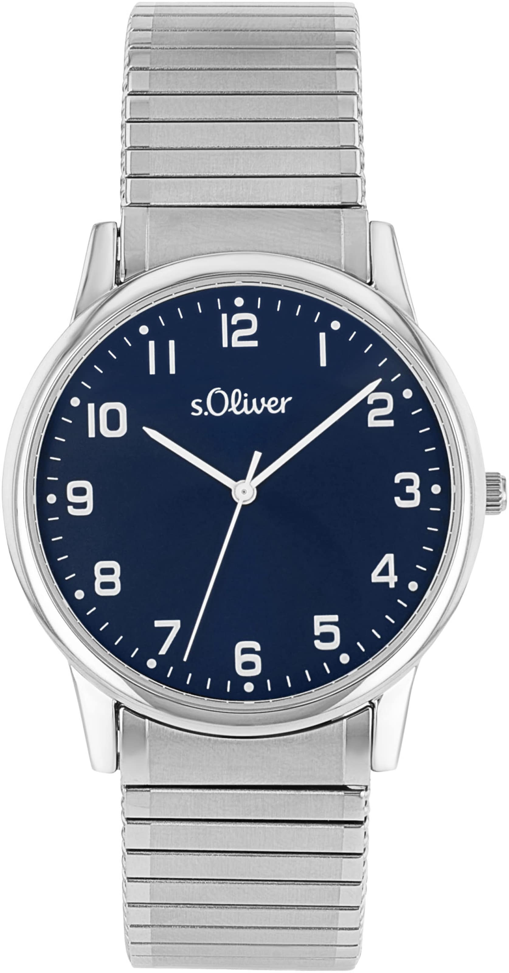 s.Oliver Analog Watch in Silver: front