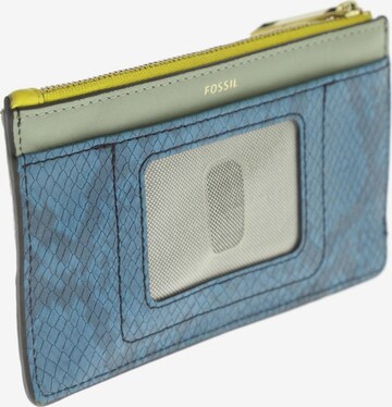 FOSSIL Small Leather Goods in One size in Blue: front