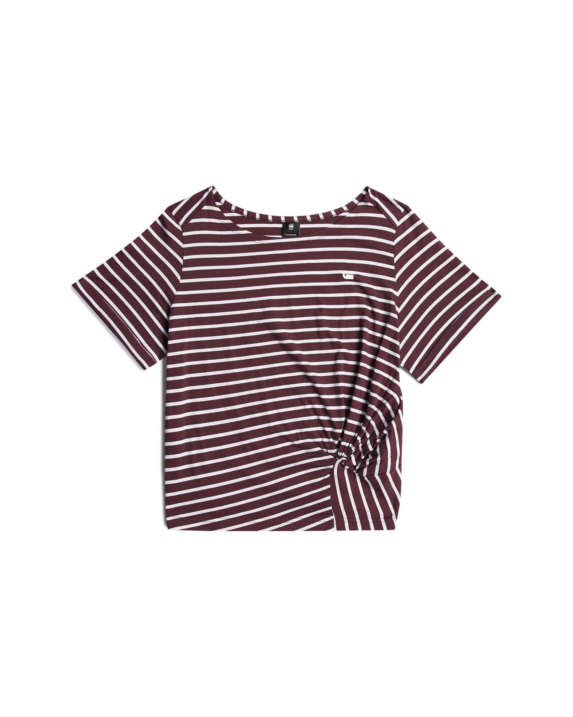 G-STAR Shirt in de kleur Bordeaux / Wit, Productweergave